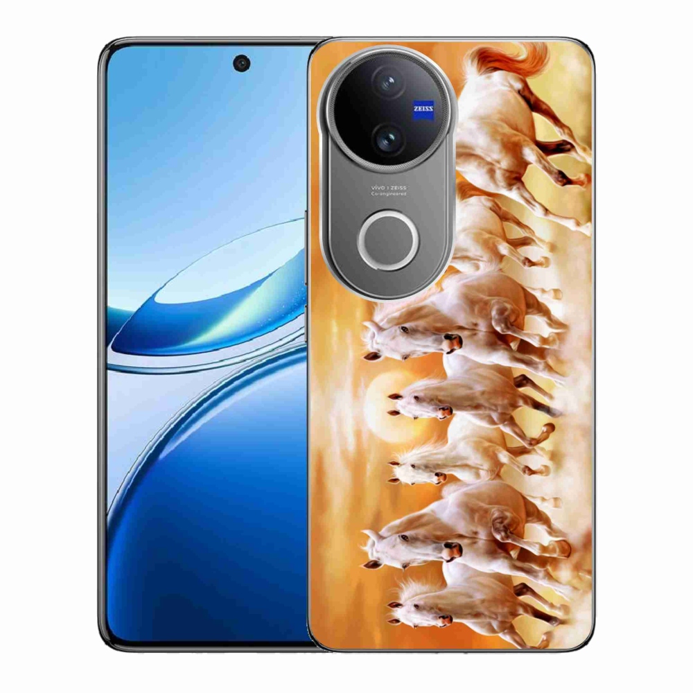 Zselés borítás mmCase a Vivo V50 5G-n - lovak 2