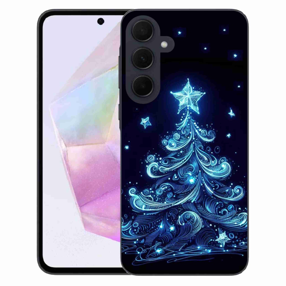 Gél borítás mmCase Samsung Galaxy A35 5G - neon karácsonyfa 4