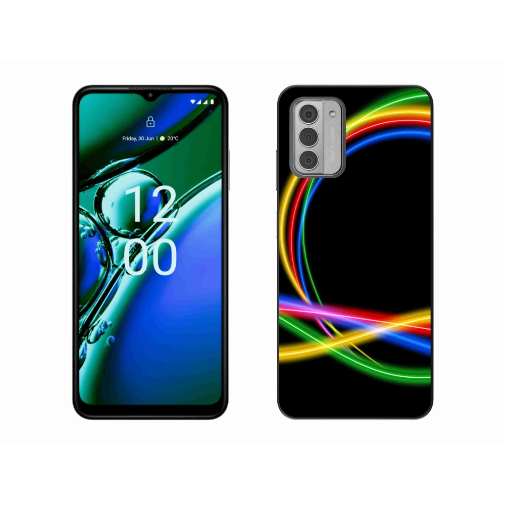 Gél tok mmCase a Nokia G42 készülékhez - neon körök