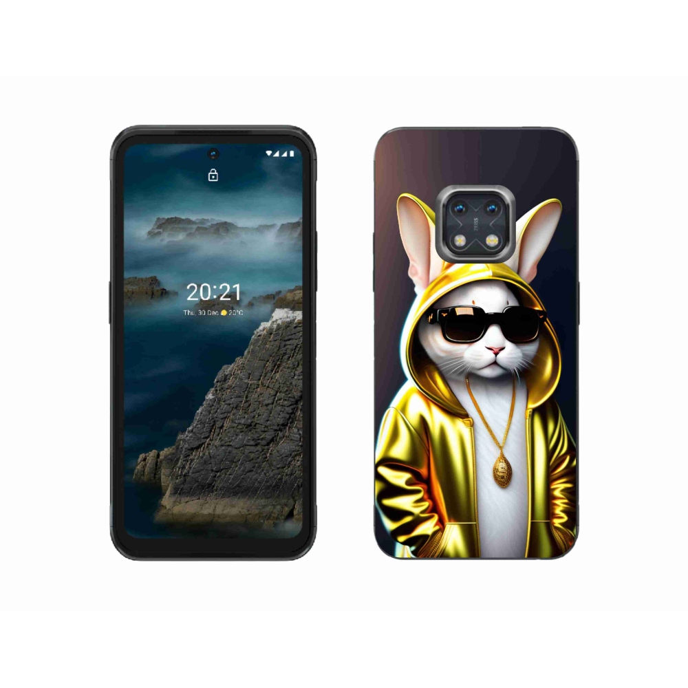 Zselés borítás mmCase a Nokia XR20 készülékhez - cat boss