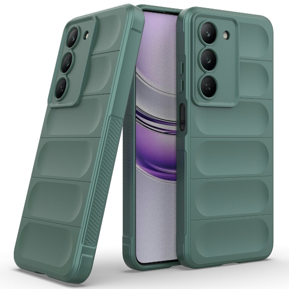 Rugg tartós zselés tok a Realme 14x 5G készülékhez - zöld