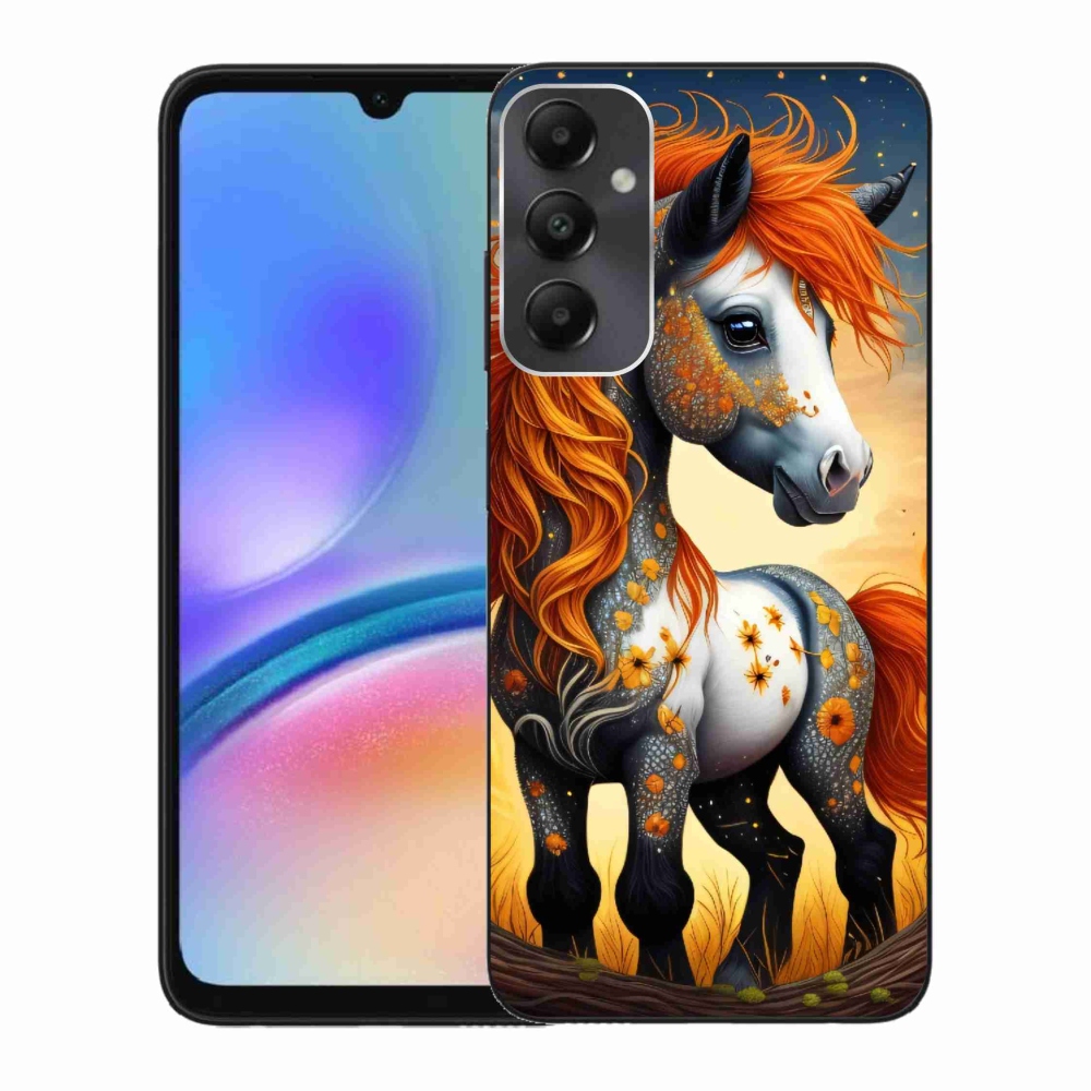Zselés borítás mmCase Samsung Galaxy A05s készülékhez - színes póni