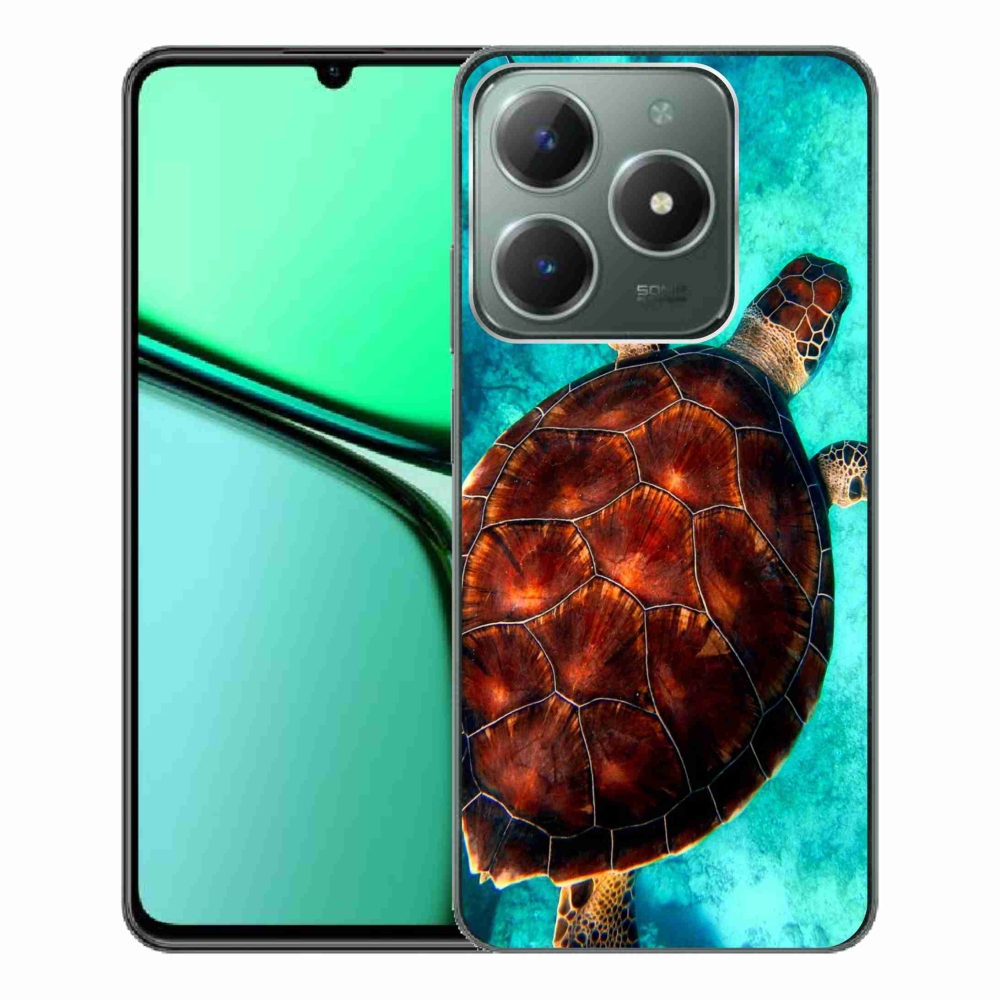 Zselés borítás mmCase a Realme C61 készülékhez - teknősbéka