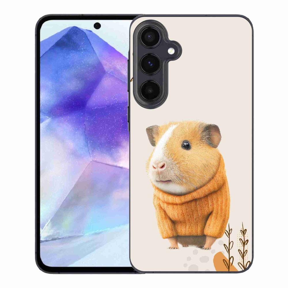 Gél borítás mmCase Samsung Galaxy A55 5G - tengerimalac pulóverben