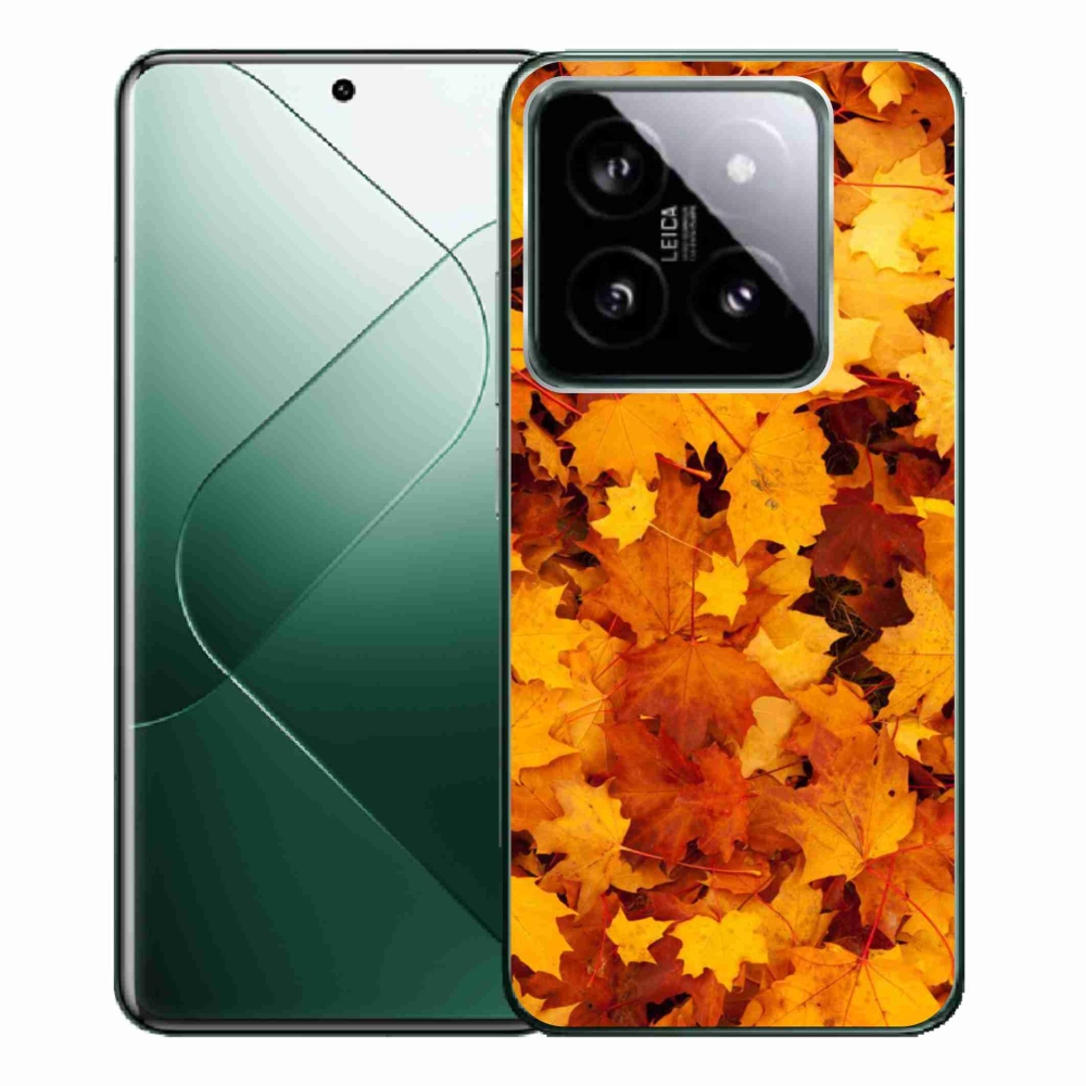 Gél borítás mmCase a Xiaomi 14 Pro-hoz - juharlevelek