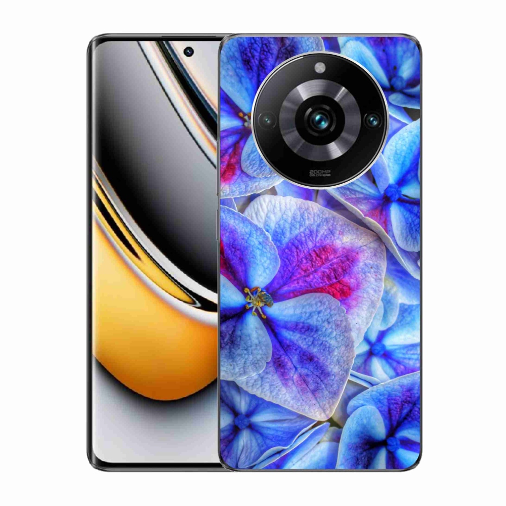 Gél védőhuzat mmCase a Realme 11 Pro/11 Pro+ készülékhez - kék virágok 1