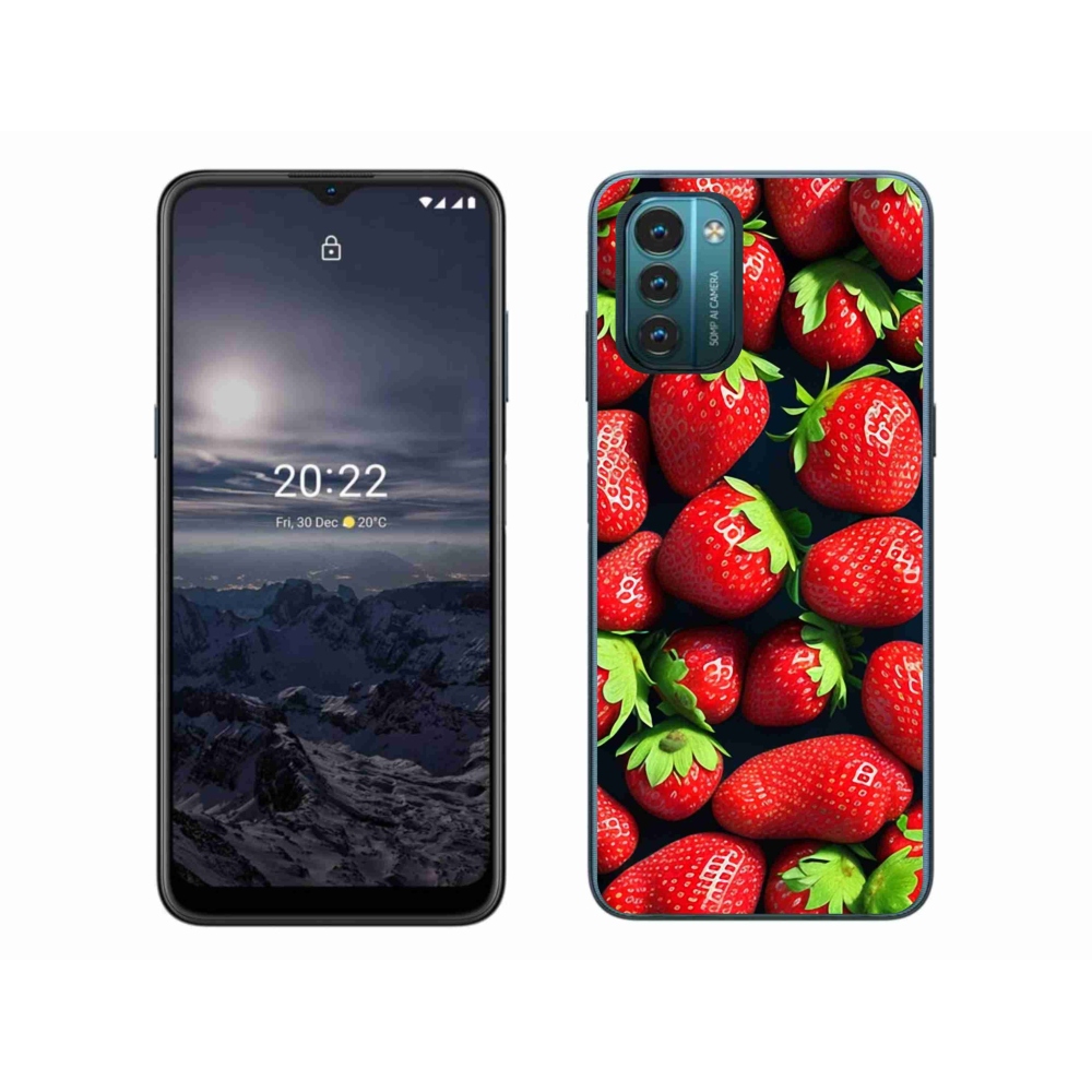 Zselés borítás mmCase a Nokia G11/G21 készülékhez - eper