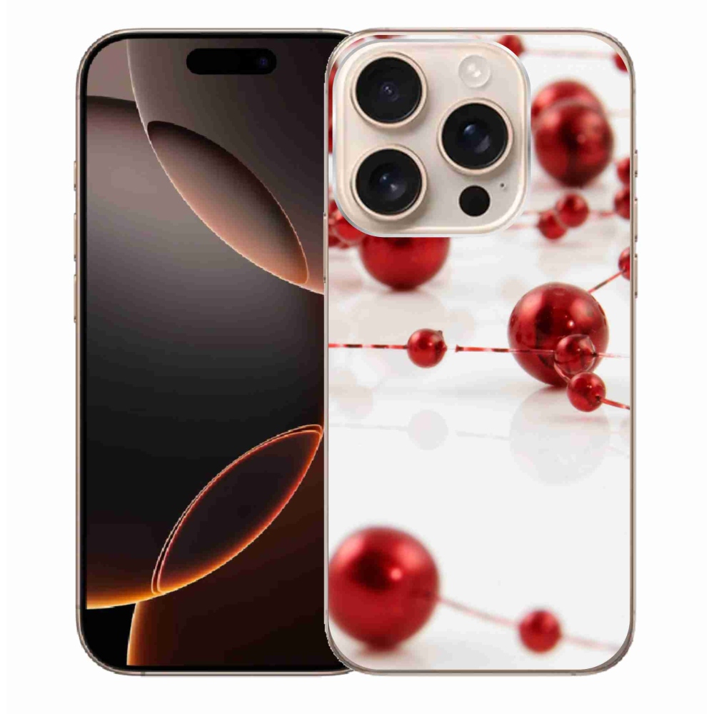 Gél borítás mmCase iPhone 16 Pro Max készülékhez - Karácsonyi lánc