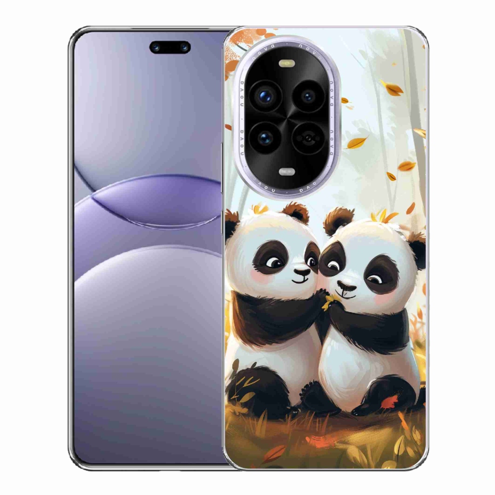 Gél borítás mmCase a Huawei Nova 13 Pro 5G-n - pandák