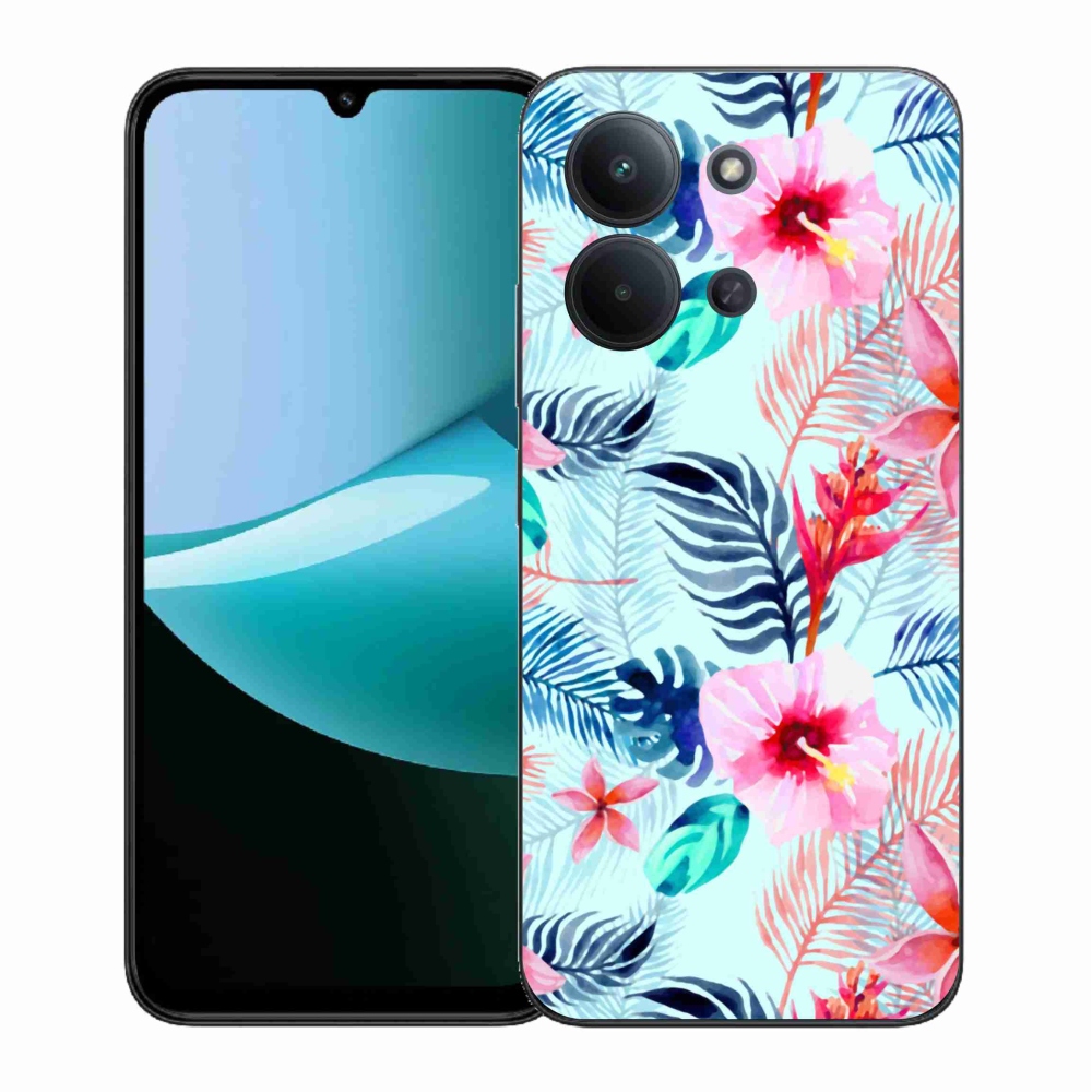 Gél borítás mmCase a Xiaomi Redmi 15C 4G (171mm)/Poco C85 4G (171mm) - virágokhoz