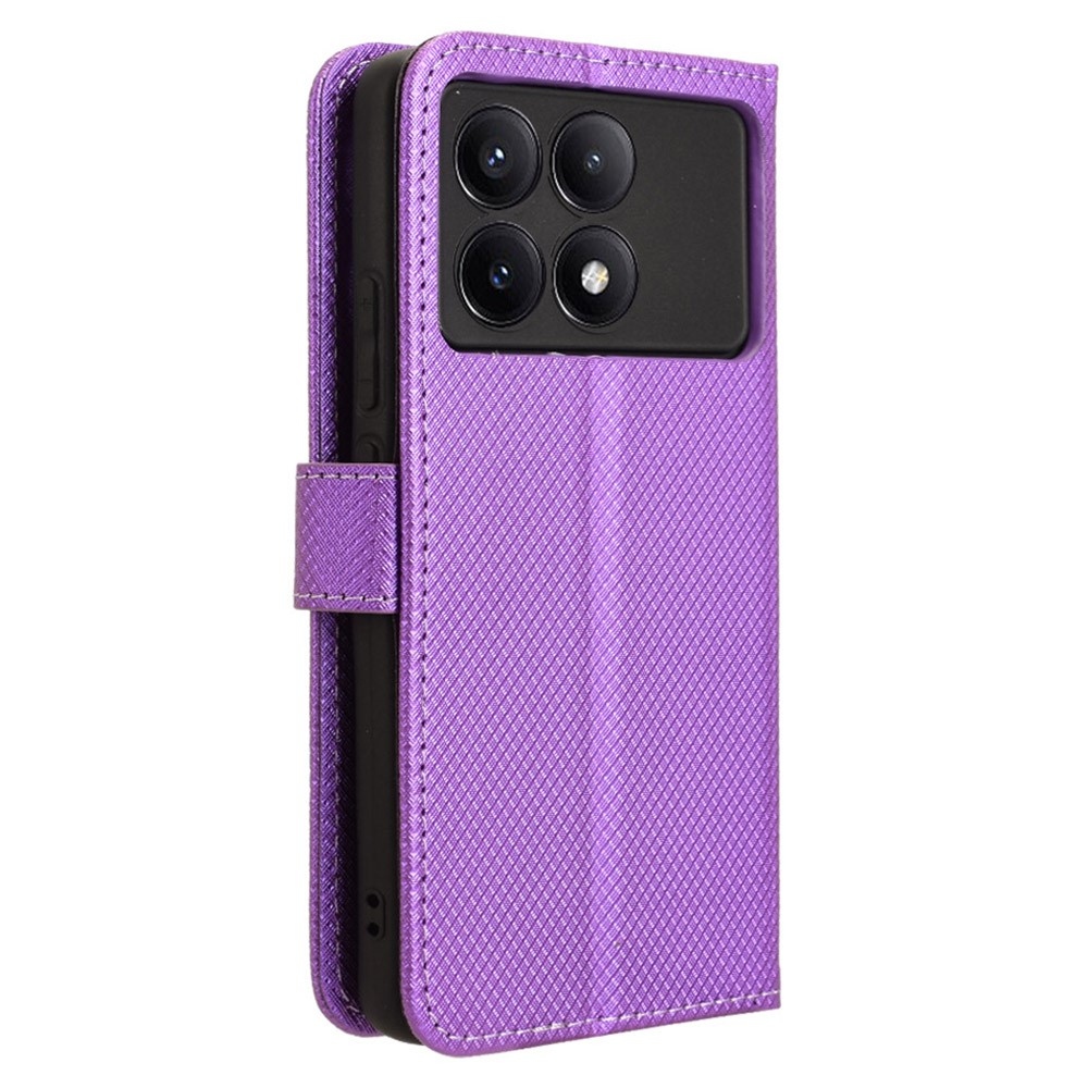 Csuklótáska a Xiaomi Poco X6 Pro 5G számára - lila