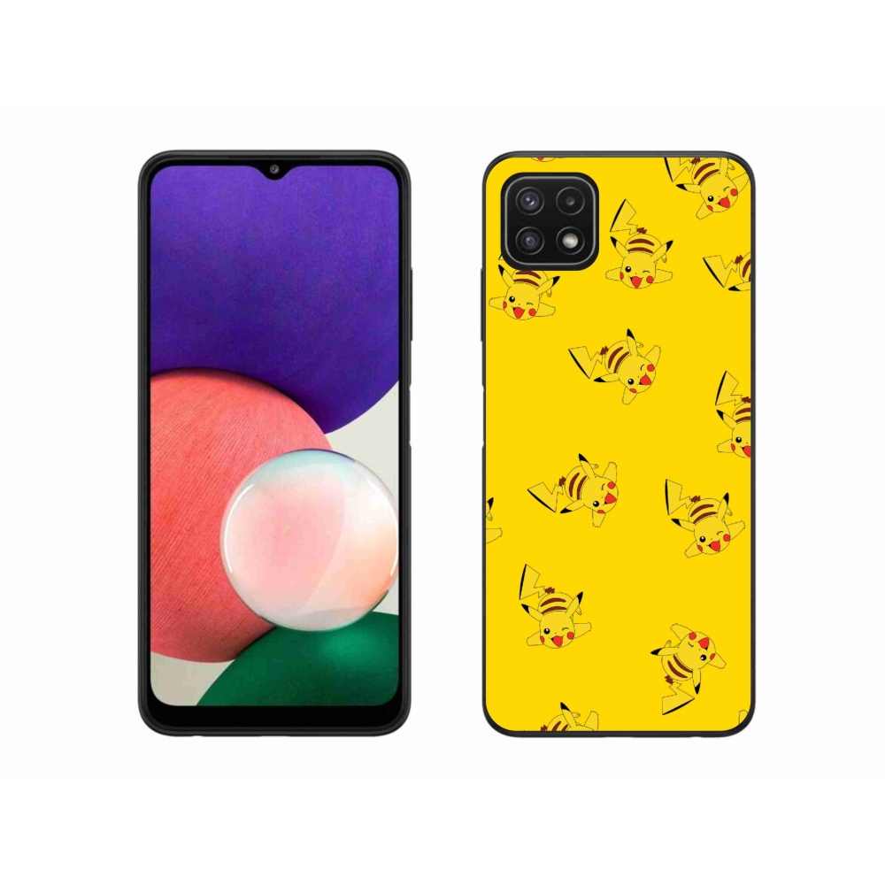 Zselés borítás mmCase Samsung Galaxy A22 5G - pikachu