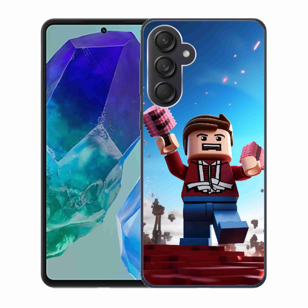 Gél védőhuzat mmCase Samsung Galaxy M55 5G - roblox 2
