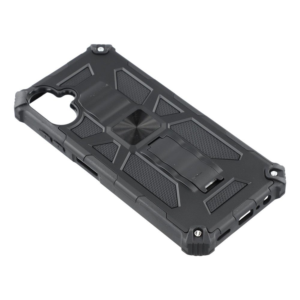 Ütésálló hibrid borítás Samsung Galaxy A07 4G készülékhez - fekete