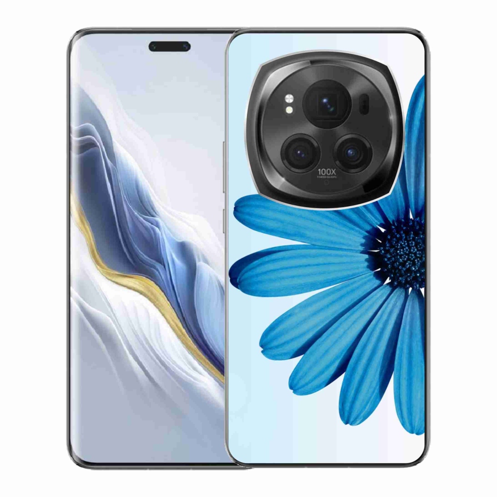 Gél tok mmCase a Honor Magic 6 Pro 5G készülékhez - kék margaréta