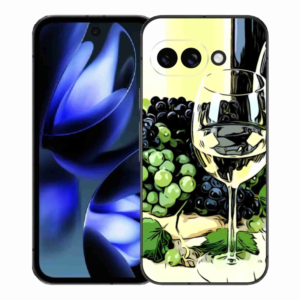 Gél borítás mmCase a Google Pixel 9a készülékhez - pohár bor