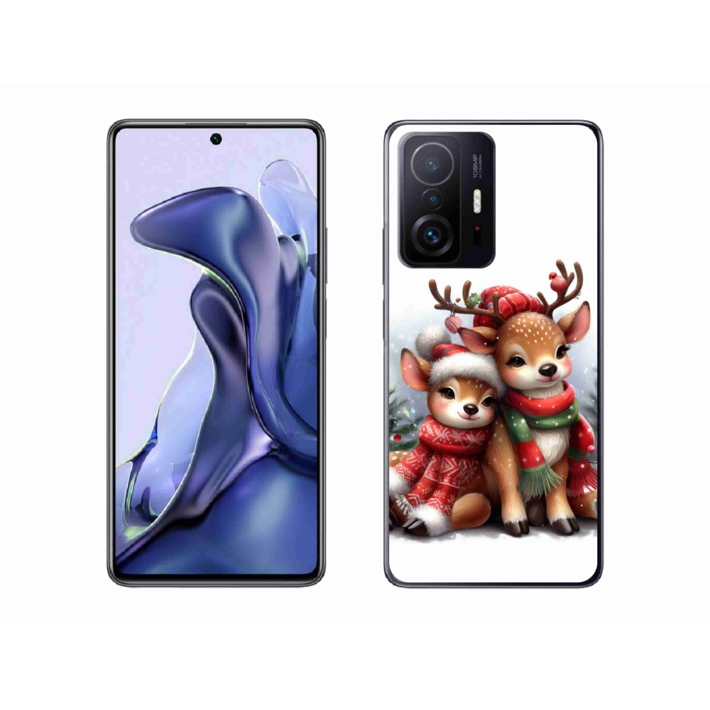 Gél borítás mmCase a Xiaomi 11T számára - karácsonyi rénszarvas