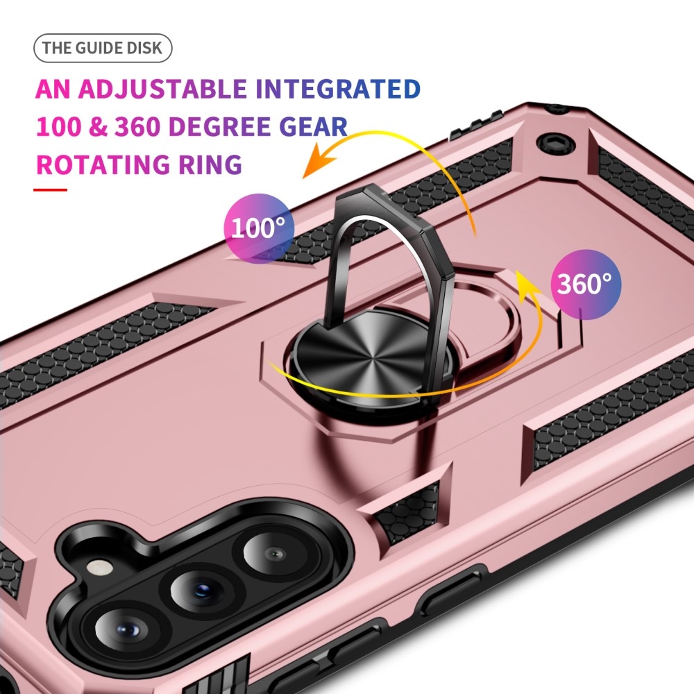 Gyűrűk tartós borítója Samsung Galaxy A56 5G - rózsaarany