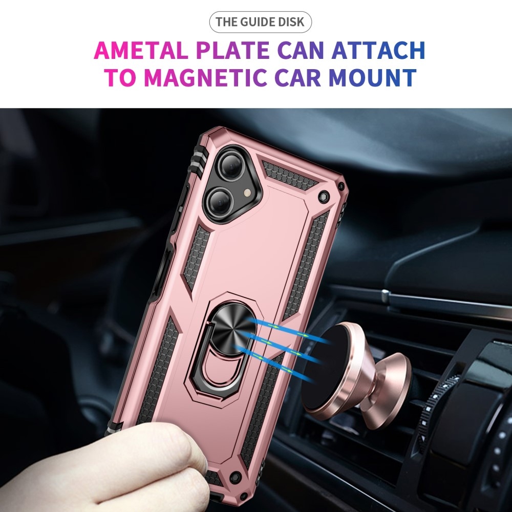 Gyűrűk tartós borítója Samsung Galaxy A06 4G - rózsaarany