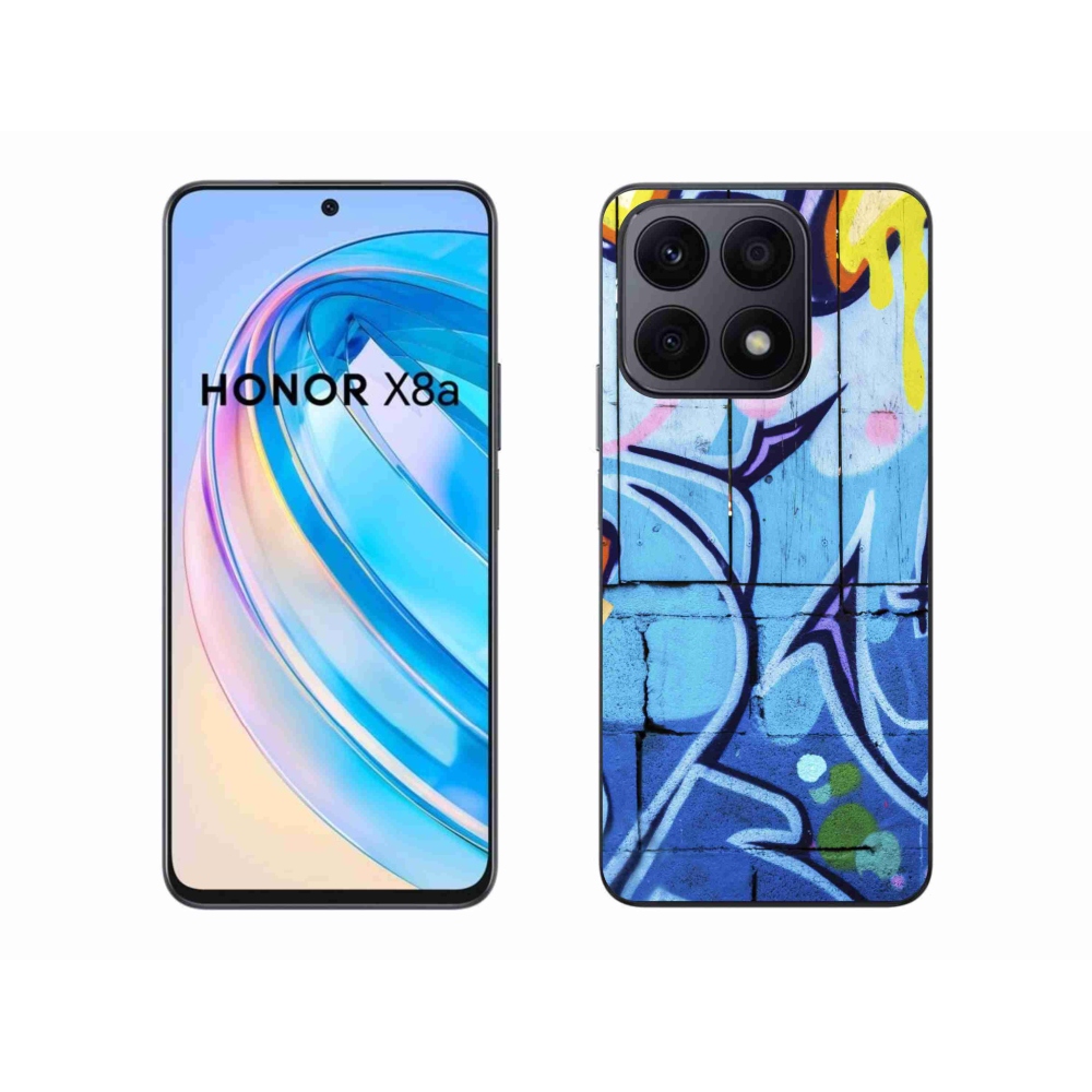 Zselés borítás mmCase a Honor X8a készülékhez - graffiti