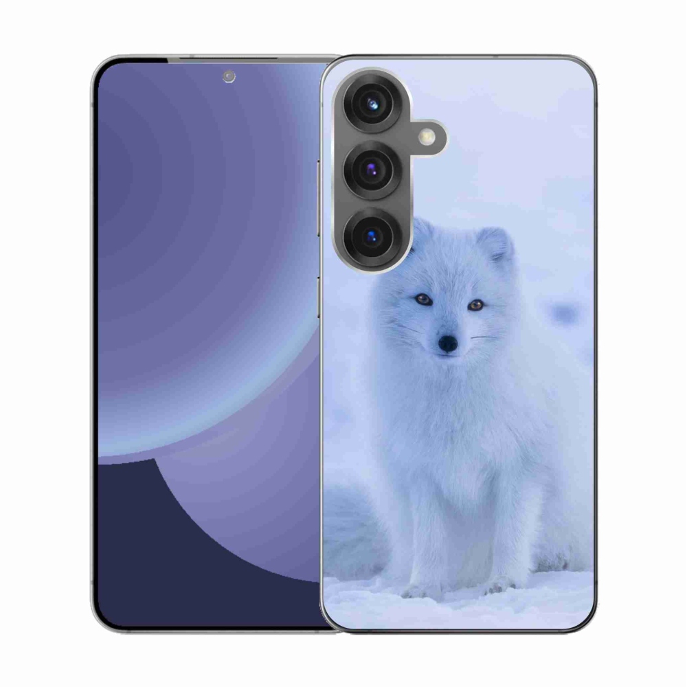 Gél védőhuzat mmCase Samsung Galaxy S25 készülékhez - polár róka