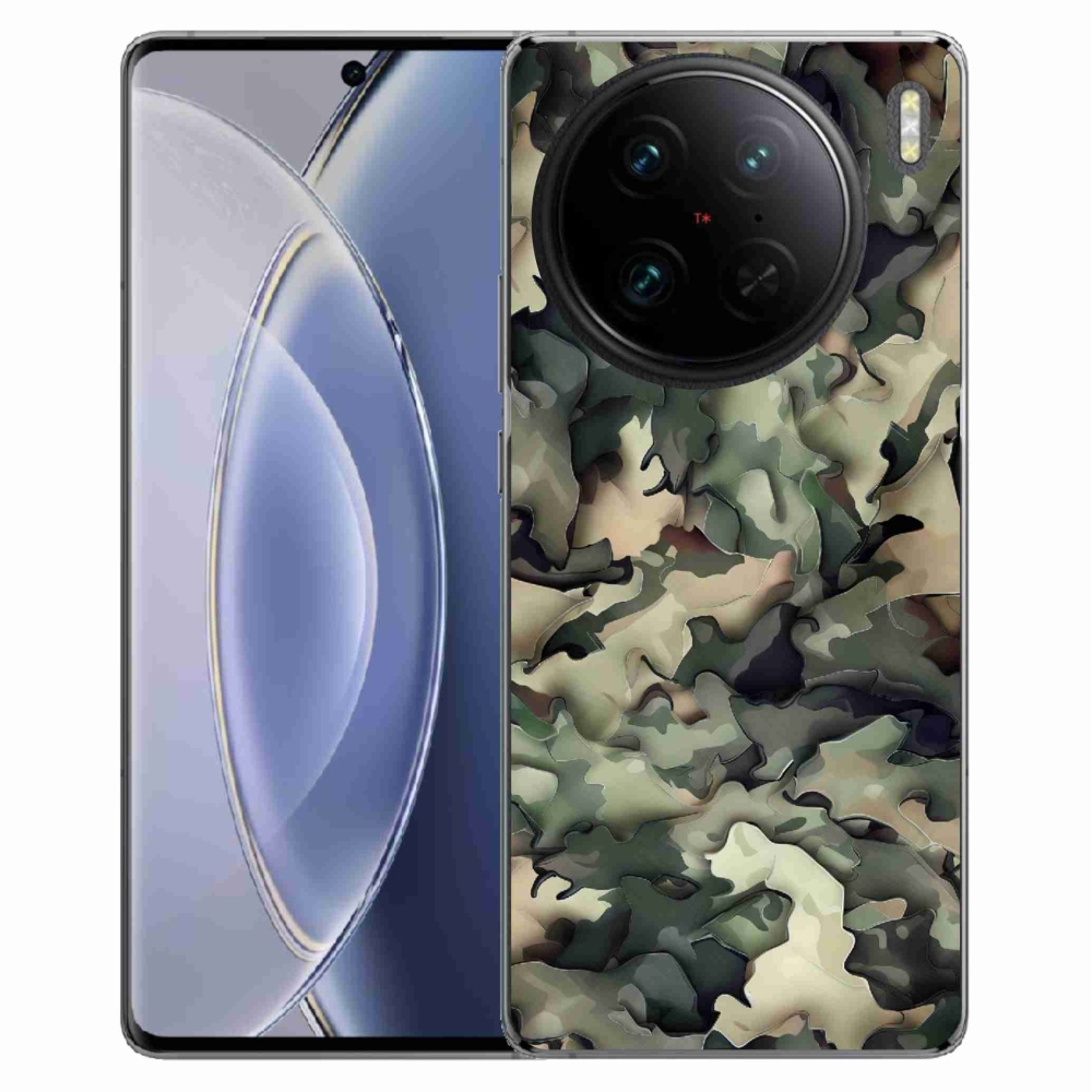 Gél védőburkolat mmCase a Vivo X90 Pro készülékhez - álcázó minta 9