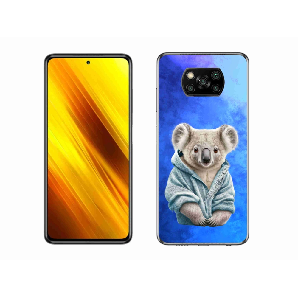 Gél borítás mmCase a Xiaomi Poco X3-hoz - koala pulóverben