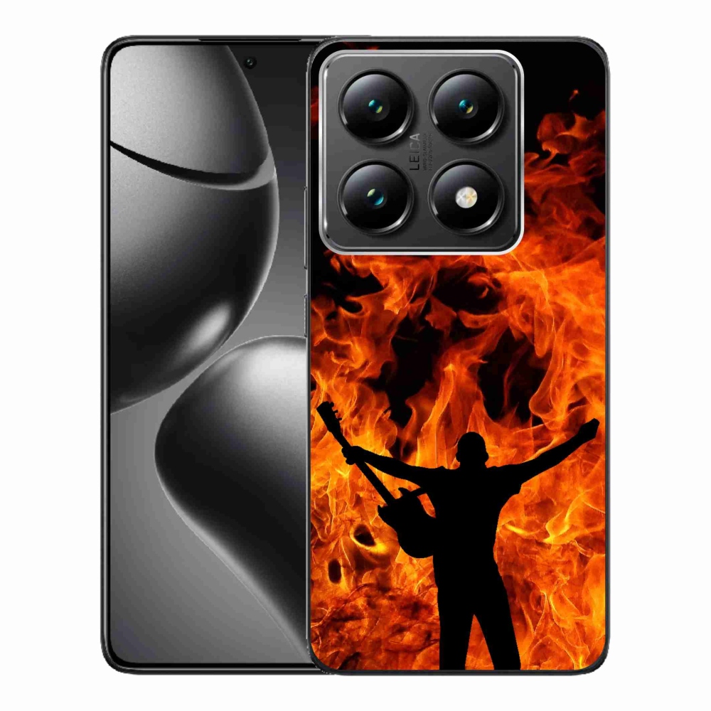 Gél borító mmCase a Xiaomi 14T Pro számára - zenész és tűz
