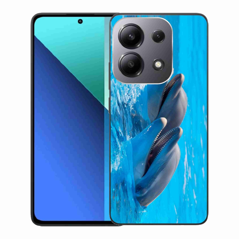 Gél borítás mmCase a Xiaomi Redmi Note 13-hoz - delfinek