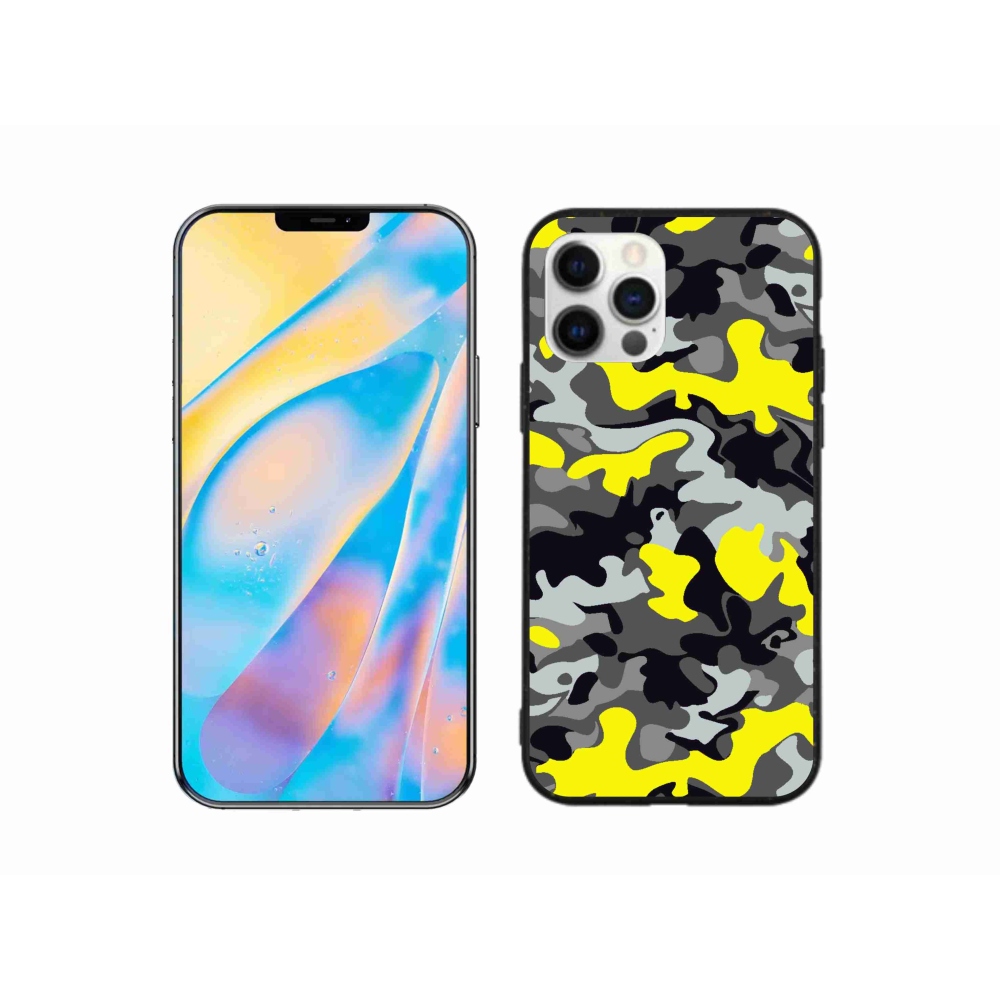 Zselés borítás mmCase iPhone 12 készülékhez - terepszínű minta 6