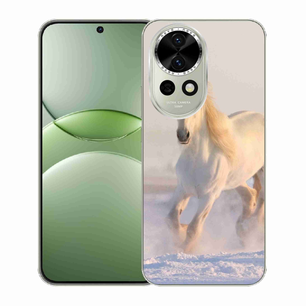 Gél borítás mmCase a Huawei Nova 13 5G számára - ló a hóban