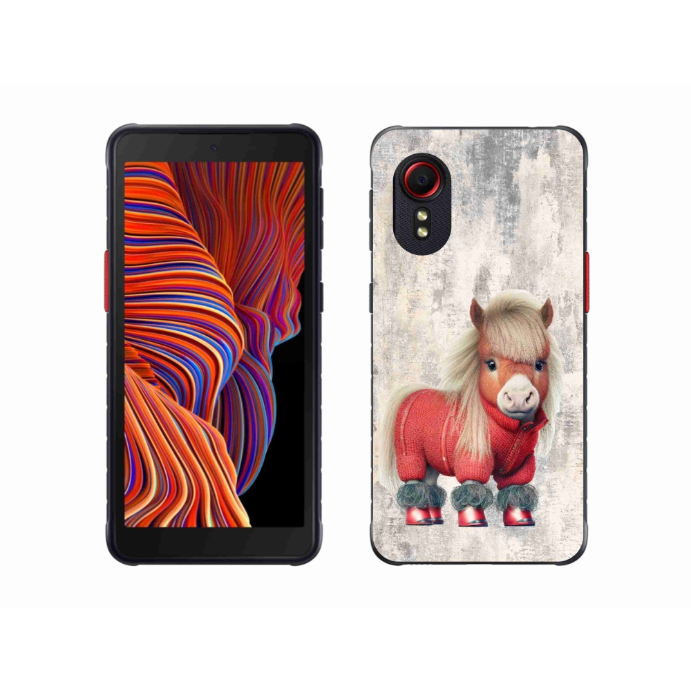 Gél borítás mmCase Samsung Galaxy Xcover 5 - póni pulóverben