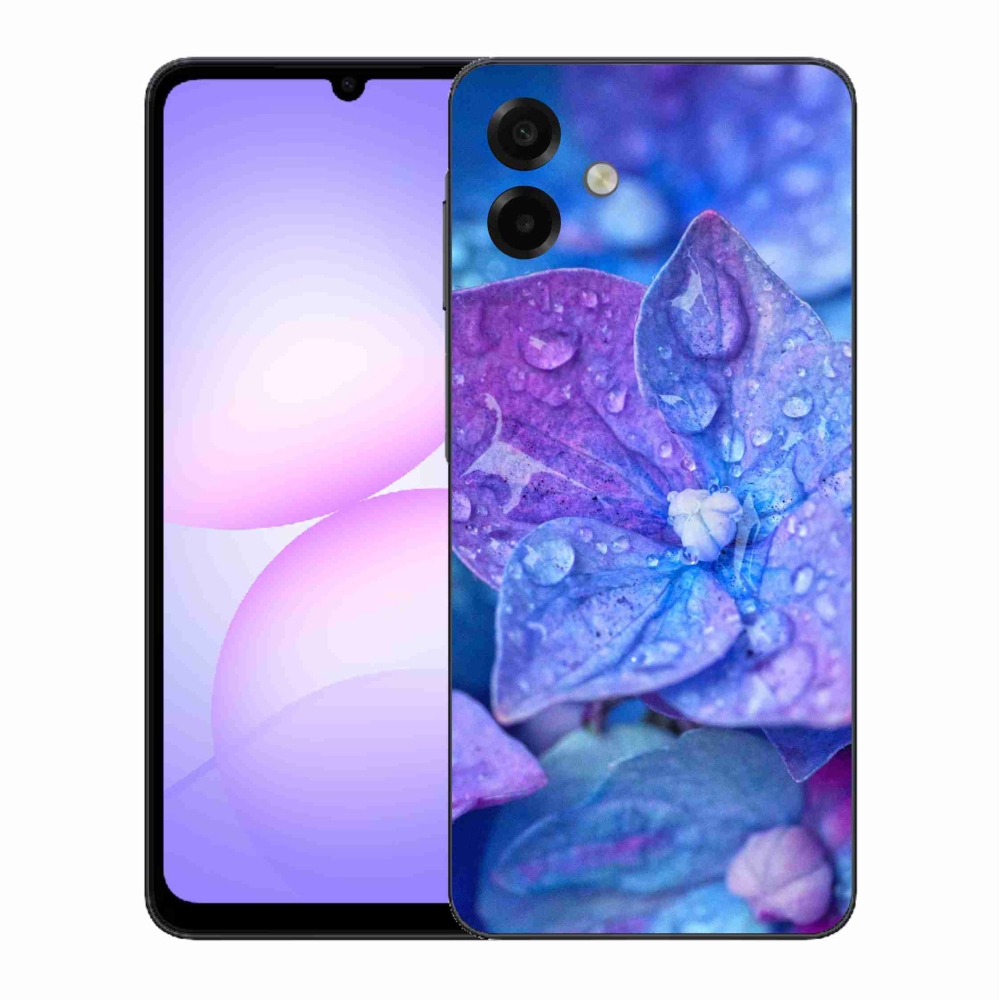 Gél borító mmCase Samsung Galaxy A07 4G - lila virág