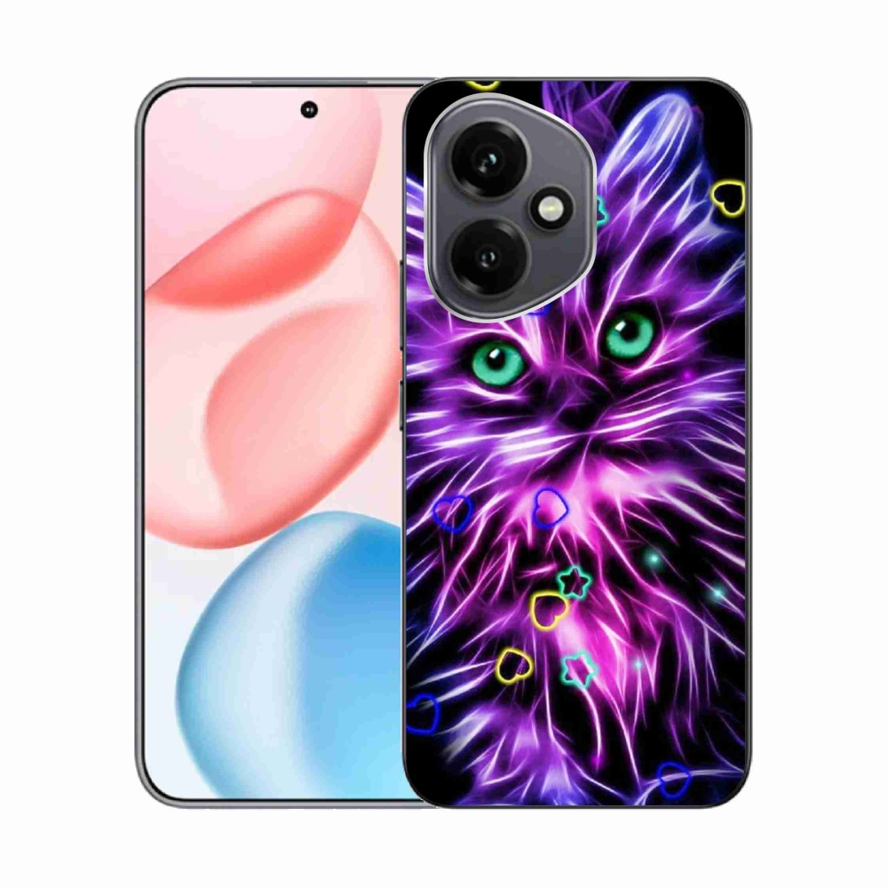 Zselés borító mmCase a Honor 400-hoz - absztrakt macska