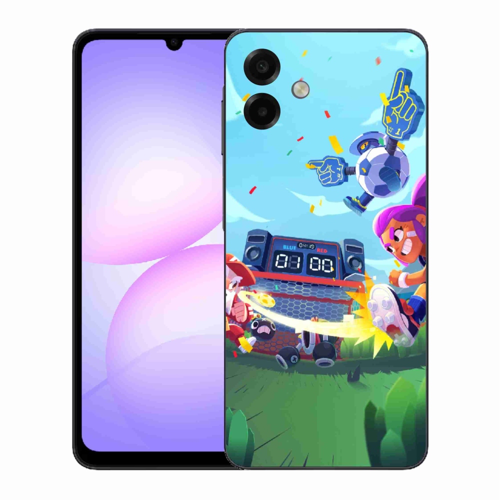 Zselés borítás mmCase Samsung Galaxy A07 4G - verekedős csillagok 1