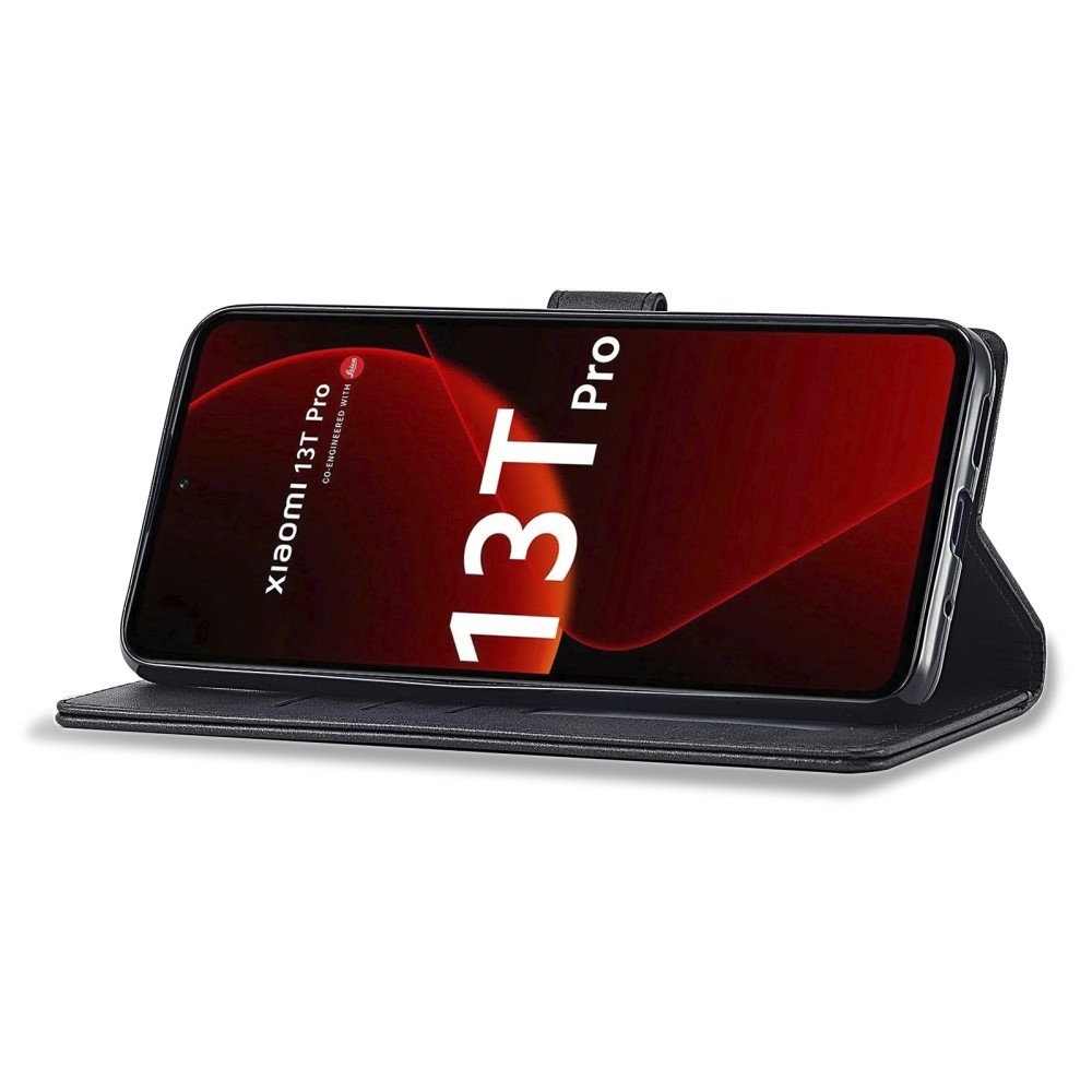 IMEEKE könyvtáska Xiaomi 13T/13T Pro készülékhez - fekete