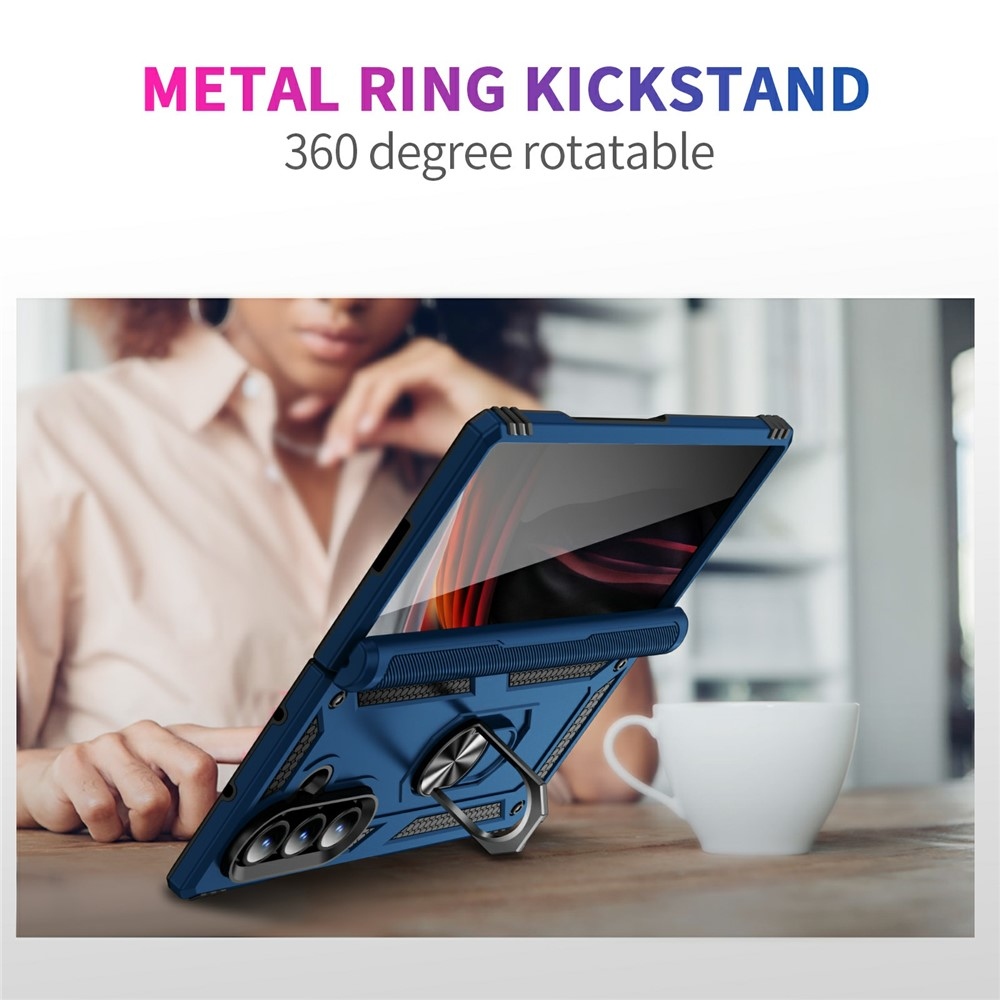 Gyűrűálló borítás Samsung Galaxy Z Fold7 5G készülékhez - kék