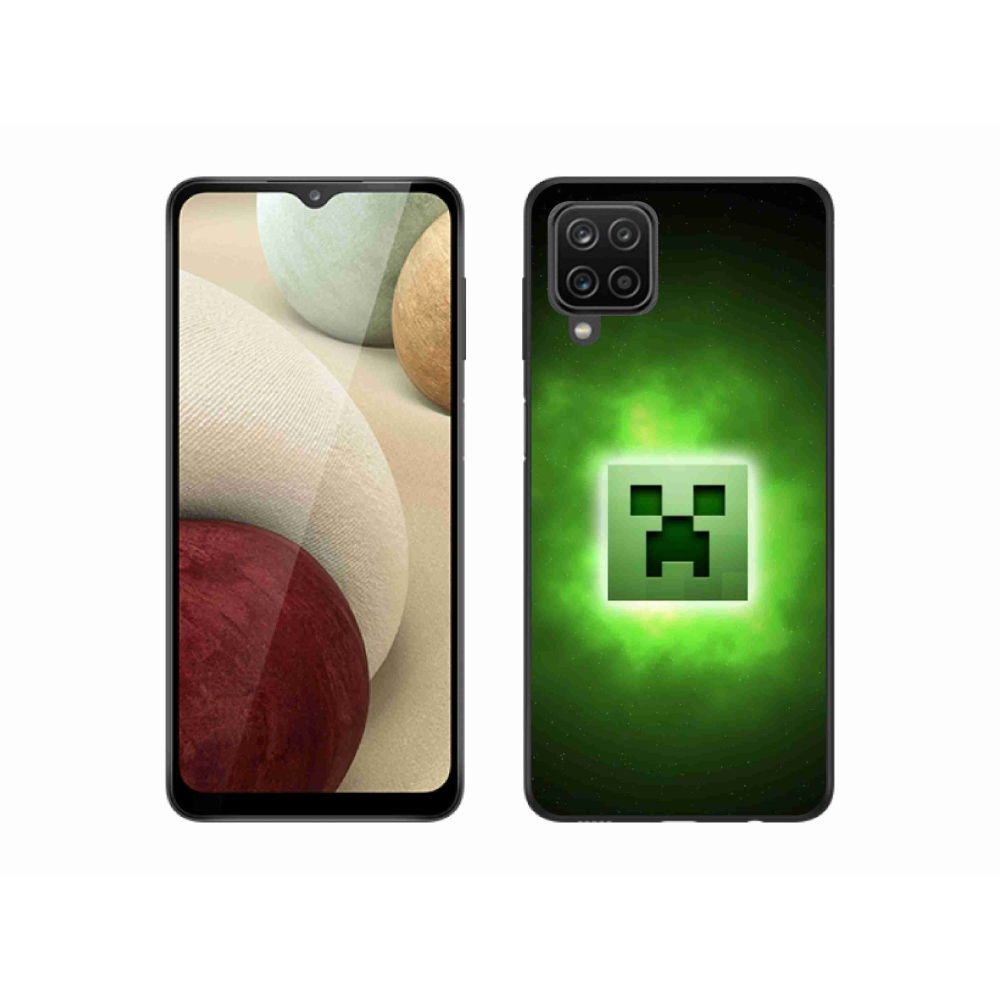 Zselés borítás mmCase Samsung Galaxy M12 készülékhez - minecraft