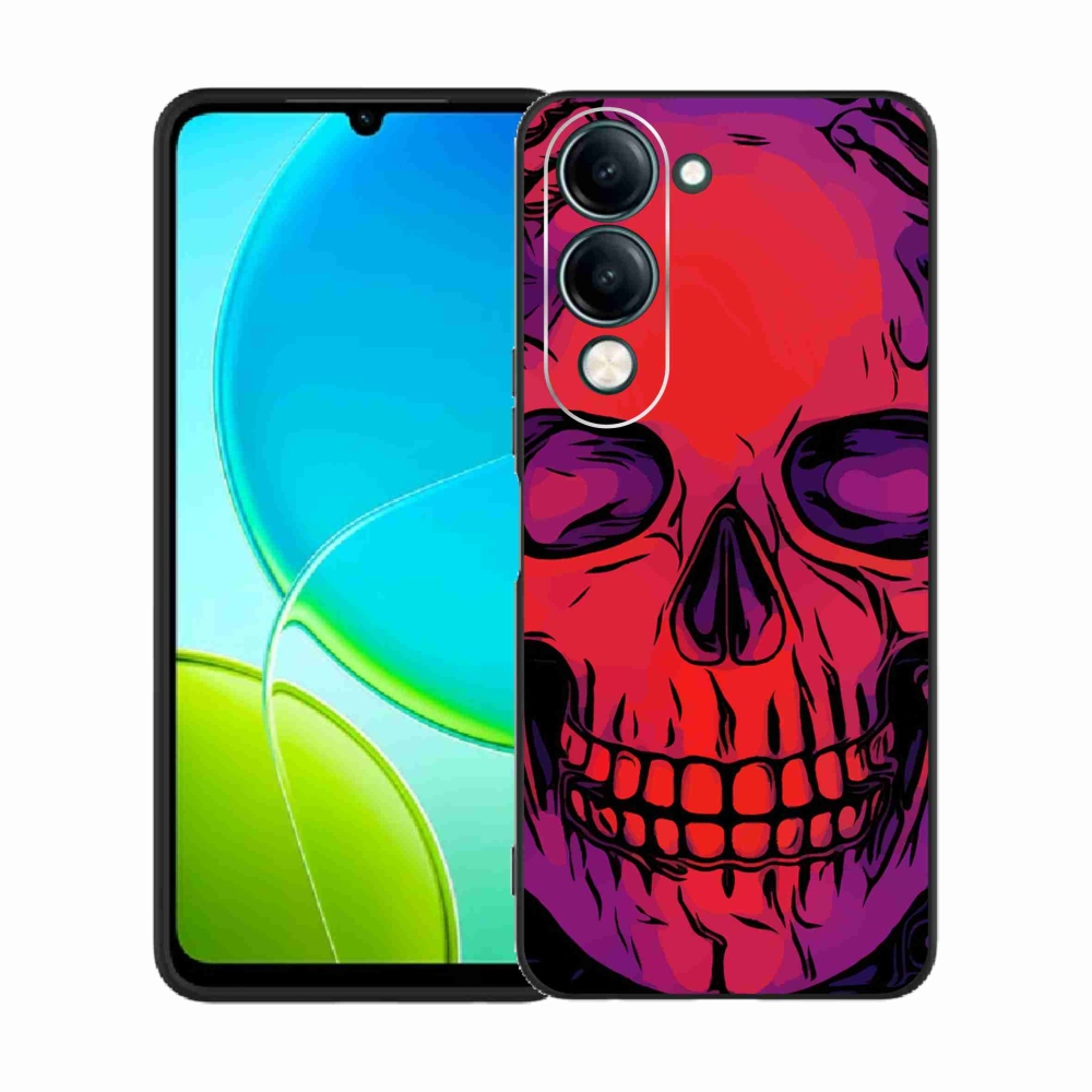 Zselés borítás mmCase a Vivo Y29s 5G-hez - koponya