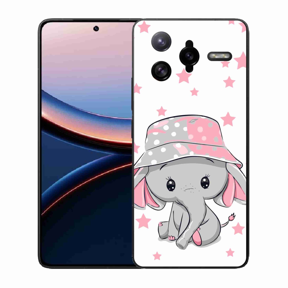 Gél borítás mmCase a Xiaomi Poco F7 Ultra számára - rózsaszín elefánt