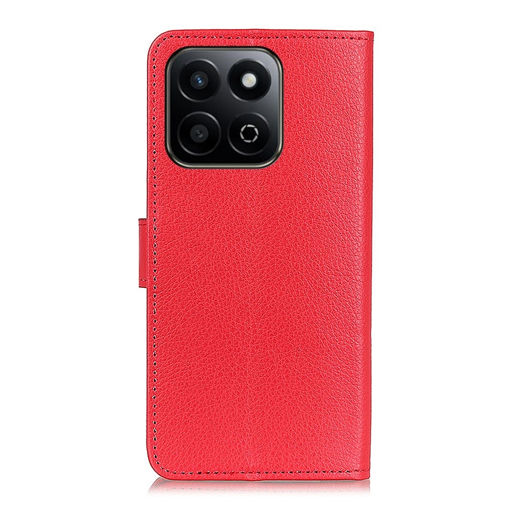 Litchie könyvtáska a Honor 200 Smart 5G készülékhez - piros