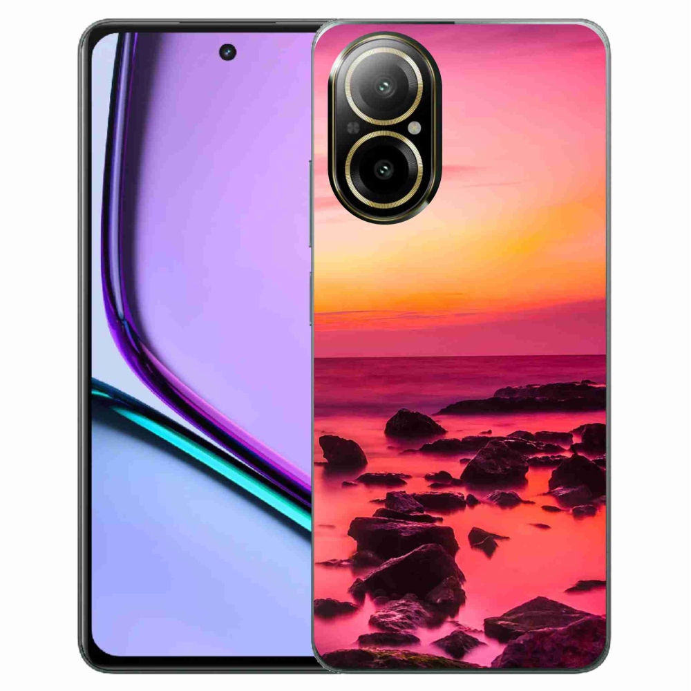 Gél borító mmCase a Realme C67 készülékhez - tenger és ragyogás