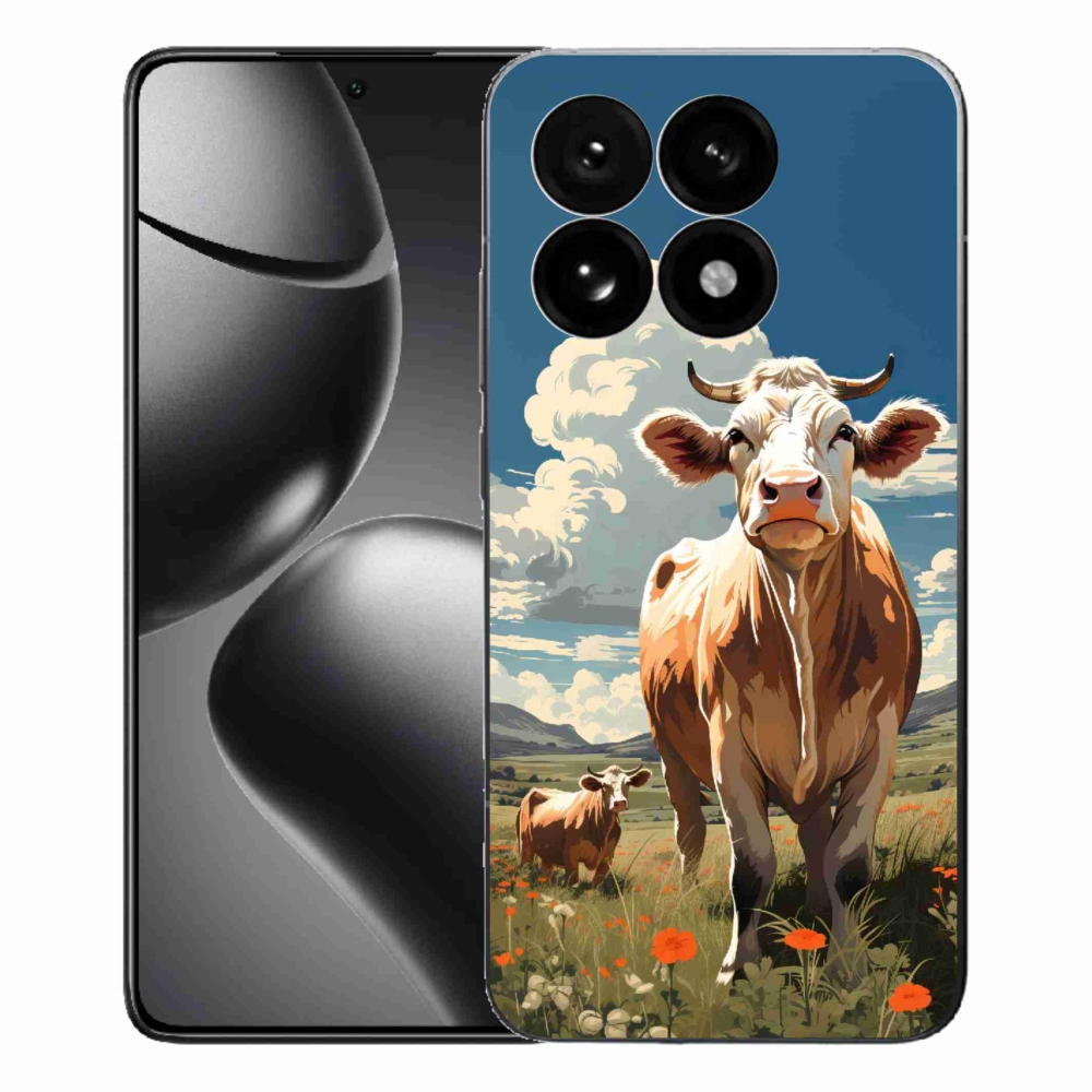 Gél borítás mmCase a Xiaomi 15T-hez - tehenek a réten