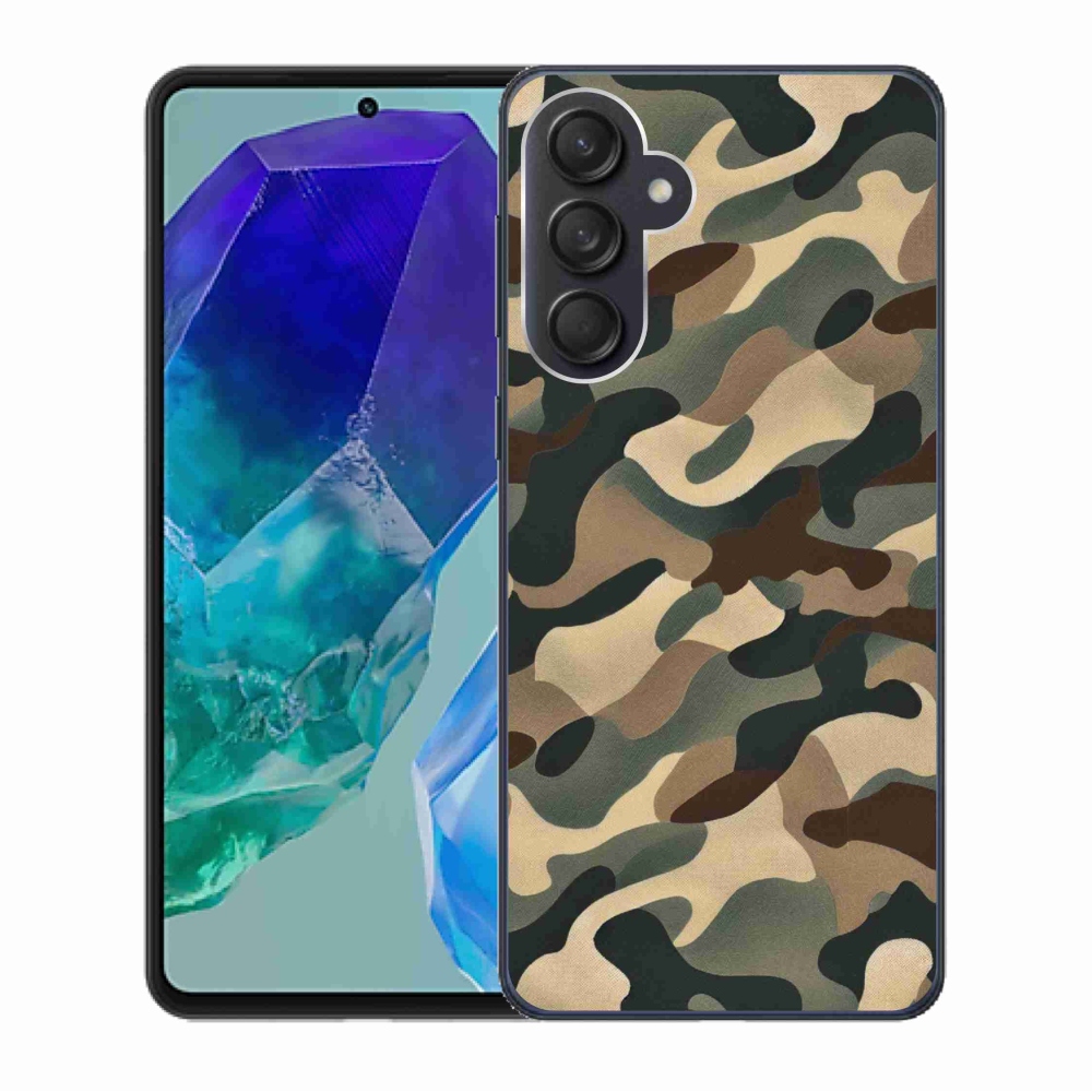 Gél védőhuzat mmCase Samsung Galaxy M55 5G - terepszínű minta 11