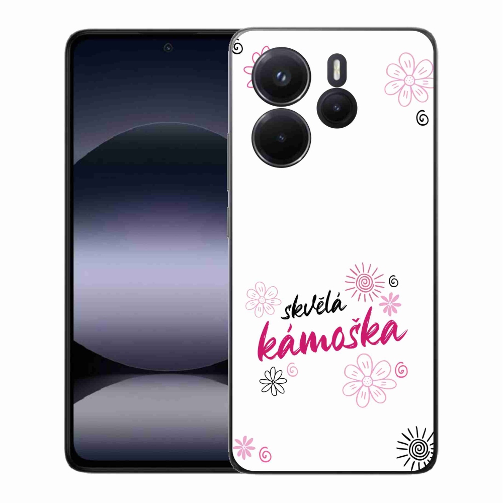 Gél borító mmCase a Xiaomi Redmi Note 14-hez - nagyszerű haver fehér háttérrel