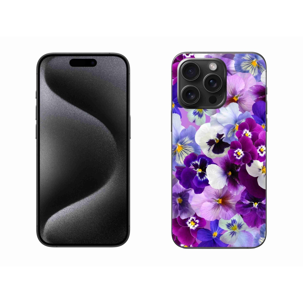 Zselés borítás mmCase iPhone 15 Pro Max készülékhez - virágok 9