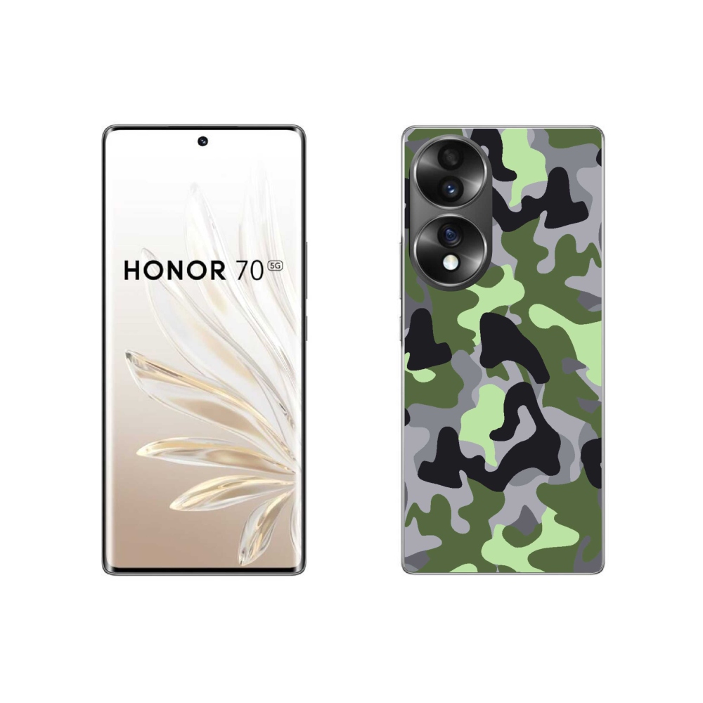 Zselés borítás mmCase a Honor 70-hez - terepszínű minta 7