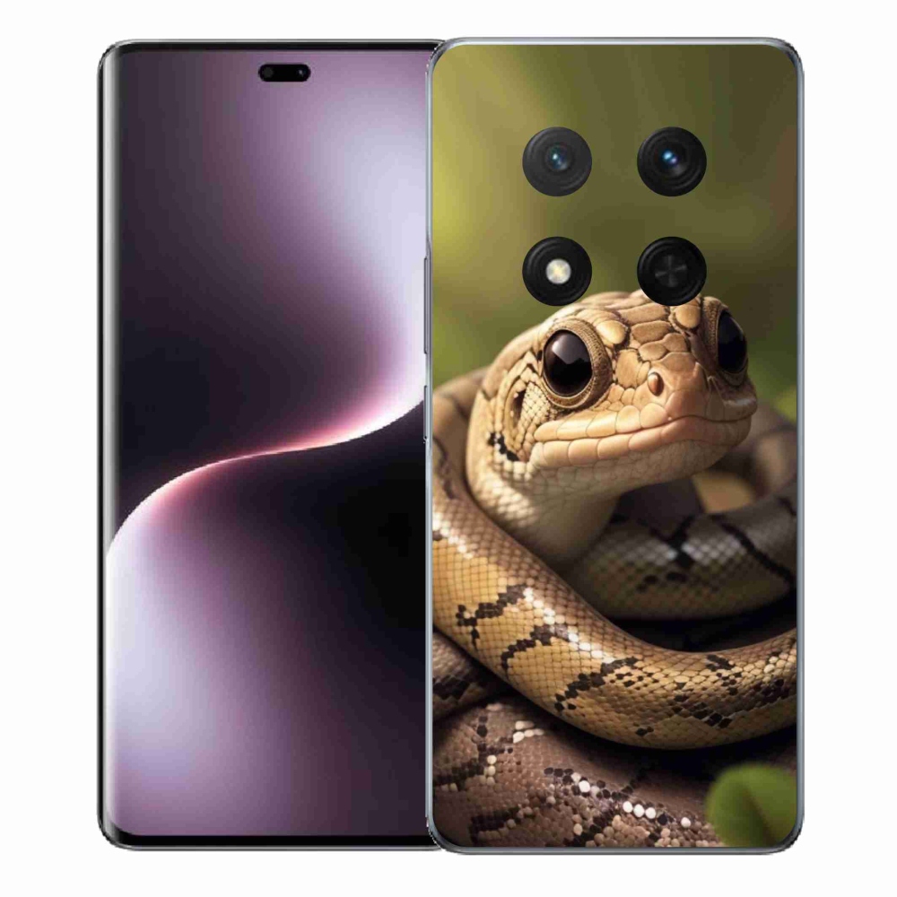 Zselés borítás mmCase a Honor Magic 7 Lite 5G számára - kígyó 1