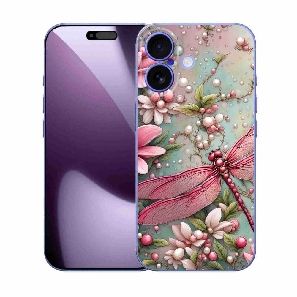 Zselés borítás mmCase iPhone 17 készülékhez - szitakötő