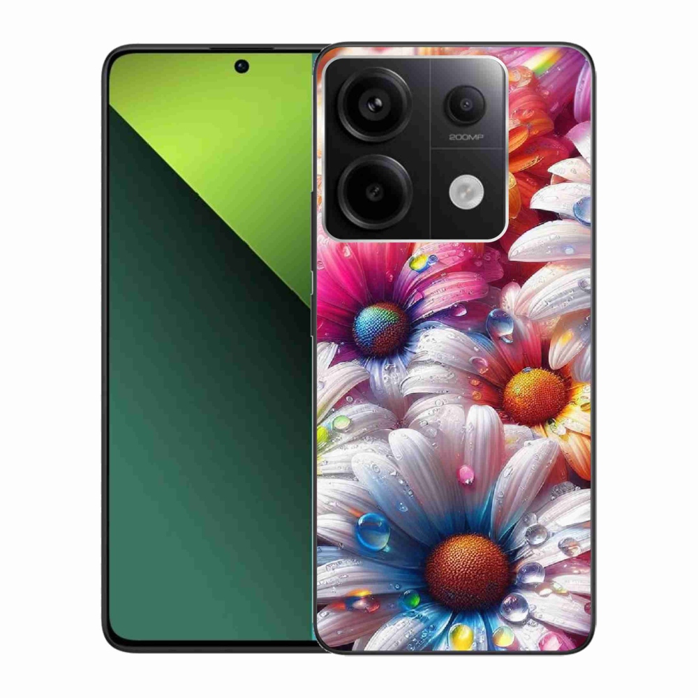 Gél borítás mmCase a Xiaomi Redmi Note 13 Pro 5G/Poco X6 5G számára - színes margaréták